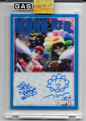 #ad #ad 2026 GAS x Complex MNNK Bro SEALED Blue FOIL AUTO 06 20 Takashi Murakami RARE SP $892.49