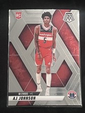2024-25 Panini Mosaic AJ Johnson Rookie RC Washington Wizards