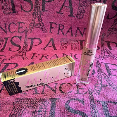 #ad Too Faced Melted Matte talic Liquid Lipstick You Better Work 0.23 fl oz $28.95
