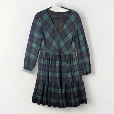 green emerald velvet dress Always On My Mind Green Plaid Dress, Large - The Mint Julep Boutique