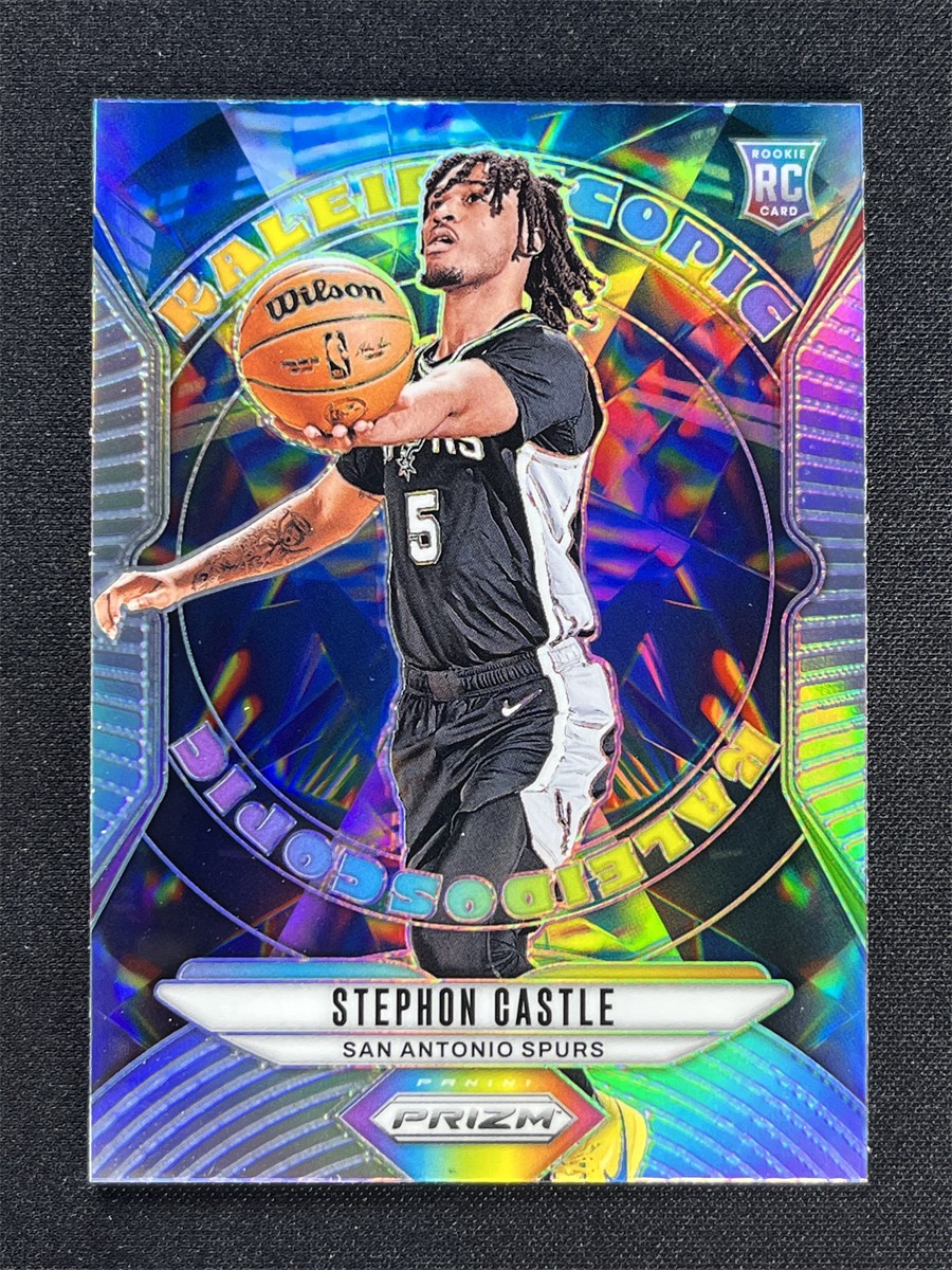 2024-25 Panini Prizm Stephon Castle #19 Silver Prizm Kaleidoscopic Rookie RC