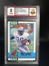 1990 Topps - Barry Sanders #352 With Disclaimer