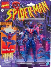 Spider-Man Marvel Legends Retro Cardback Spider-Man 2099 6-Inch Action Figure
