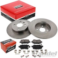 Mapco 2 Bremsscheiben Ø264Mm + BelÄGe Hinten Passend FüR Opel Astra Combo Meriva