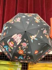 Cookie Run Kingdom Umbrella Official Goods Black Floral Design Foldable Umbrella