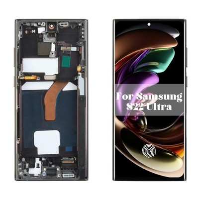 OLED For Samsung Galaxy S22 Ultra SM-S908U Display LCD Touch Digitizer Screen 