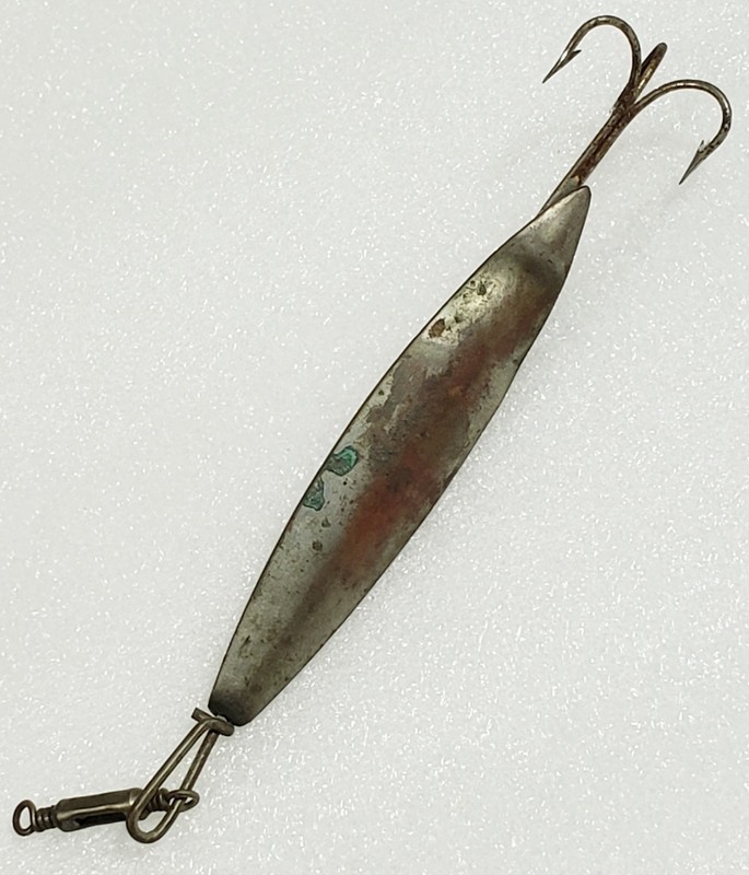 Vintage All Metal Spinner Bait Fishing Lure. Old Salt / Fresh Water Spinner Bait