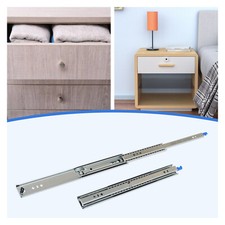20 Inch Heavy Duty Drawer Slides 265LBS Load with Lock Side Mount 2 Pack