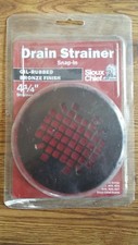SIOUX CHIEF 827-2RBPK1 Snap-in Replacement Drain Strainer - Oil Rubbed Bronze