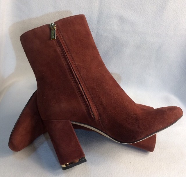 michael kors burgundy boots