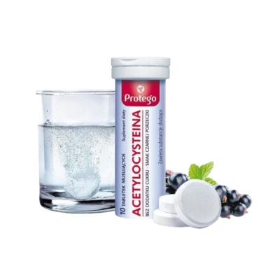 SALVUM Protego Acetilcisteina, ribes nero, 10 compresse effervescenti