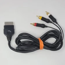 Original Xbox OEM Authentic RCA AV Audio Video Cable Cord TESTED