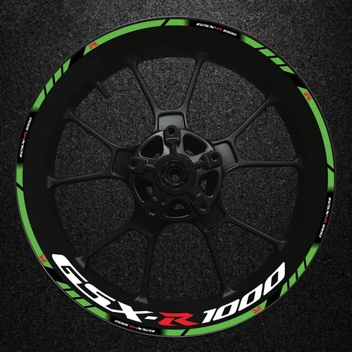 For SUZUKI GSX-R1000 GSXR 1000 Wheel Hub Rim Decorative Decal Reflective Sticker - Picture 16 of 34