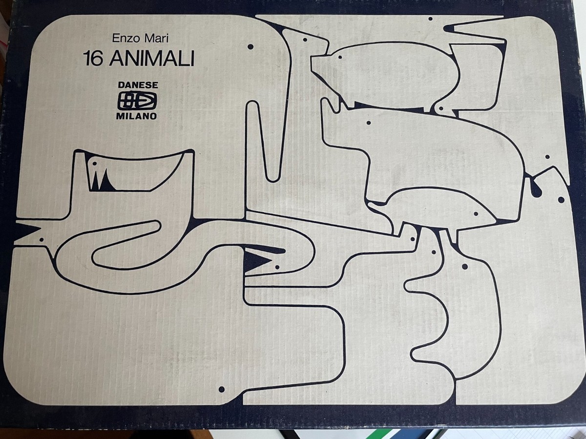 Danese Milano 16 Animali Puzzle di Enzo Mari Enzo 1957 in
