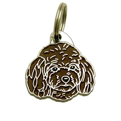 Dog name ID Tag,  Toy Poodle, Personalized, Engraved, Handmade, Charm - Image 3 of 4