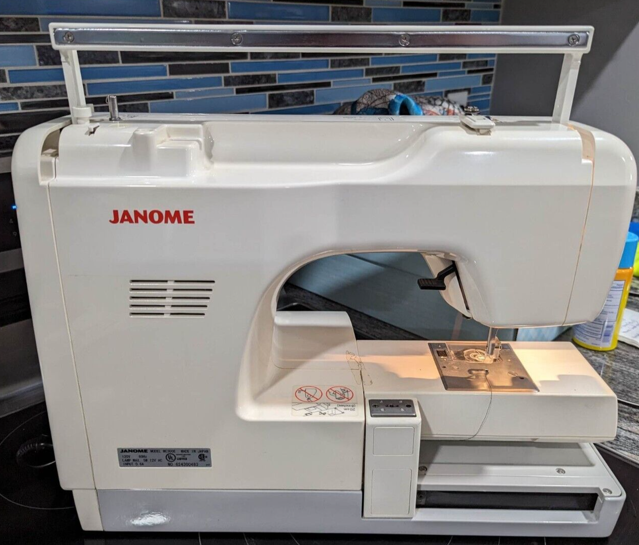 Janome Memory Craft 300E Computerized Embroidery Machine W/ Cover