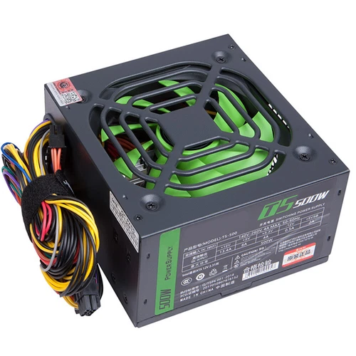 Desktop PSU Silent ATX Power Supply Dual 6Pin 2 SATA for Desktop PC for Computer