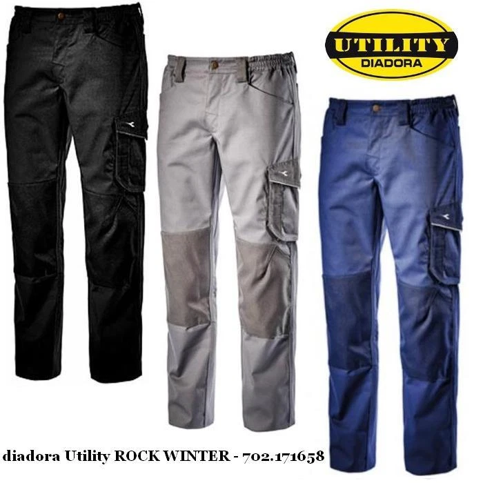 Pantalone da lavoro diadora Utility ROCK WINTER - 702.171658