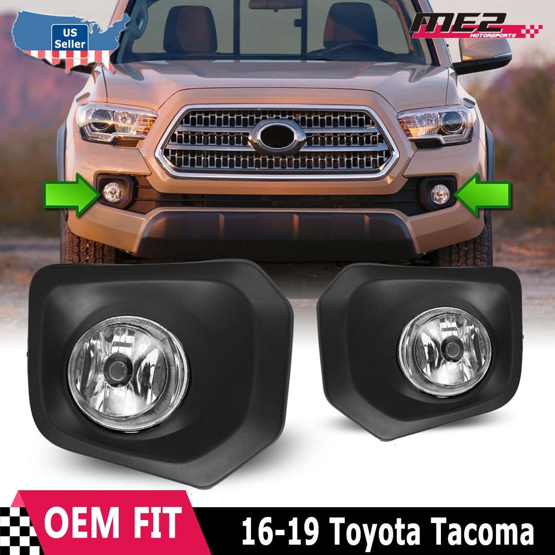 Complete DOT Fog Light Kit For 2016-2019 Toyota Tacoma - Includes Wiring & Switch