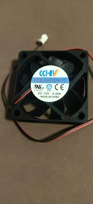 1 PCS CCHV Fan CHA6012RM-15D DC12V 0.20A 6015 6cm 2 pin cooling fan