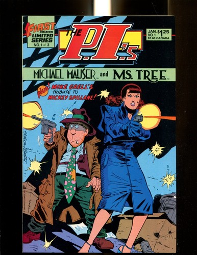 THE P,I,'S 1 (9.8) LIMITED SERIES FIRST COMICS (b015) - 第 1/2 張圖片