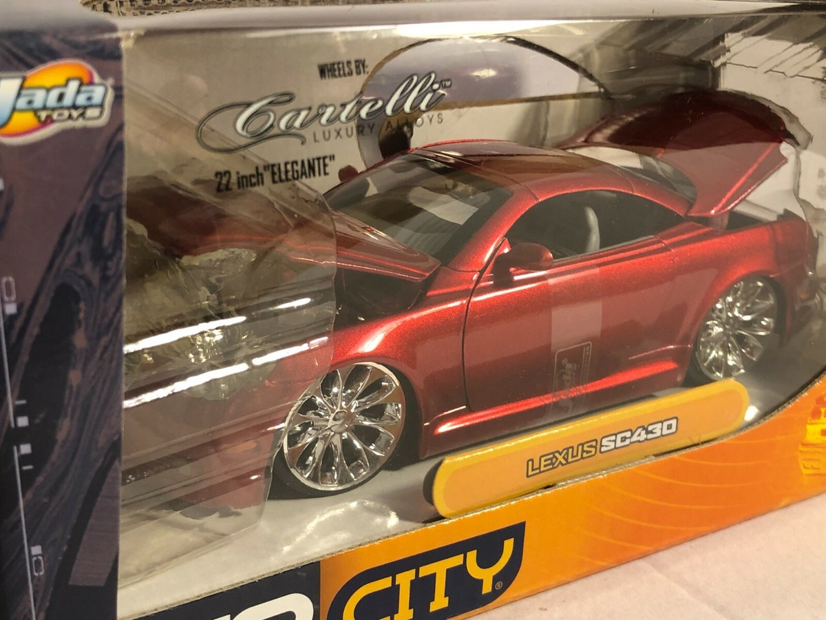 Jada Toys 1/24 DUBCITYセット JADA DUB CITY LEXUS SC430 BLACK 1:24 DIECAST MODEL CAR #83