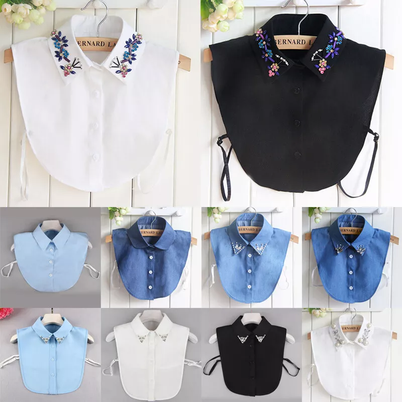 White Peter Pan Collar White Detachable Collar Round Collar 