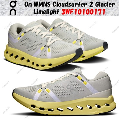 On WMNS Cloudsurfer 2 Glacier Limelight 3WF10100171 Damen Gr.