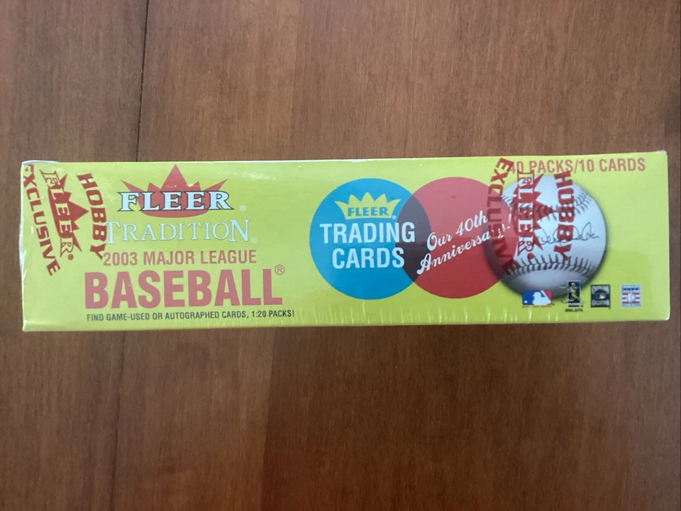 2003 Fleer Tradition Baseball Hobby Box - Image 3 of 4