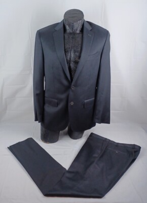 Maurizio Baldassari Brera Suit 40R Men Top Soft Gray Wool 2pc 2-Button Italy