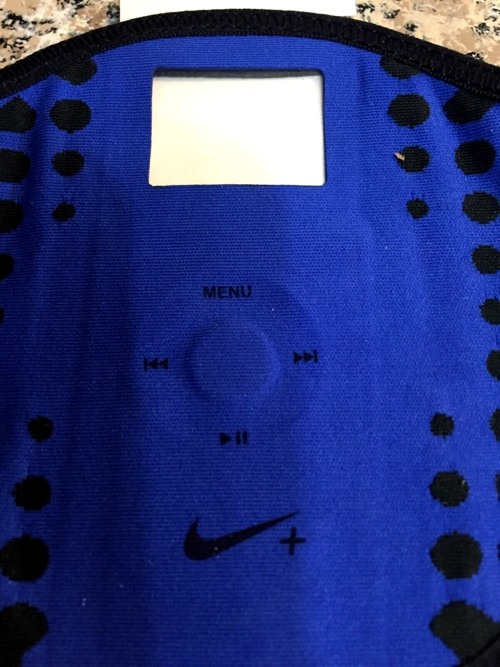 耐克运动臂带 Brassard 适用于第一和第二 iPod Nano 型号 / 蓝色和黑色 全新! — 第 2/4 张图片