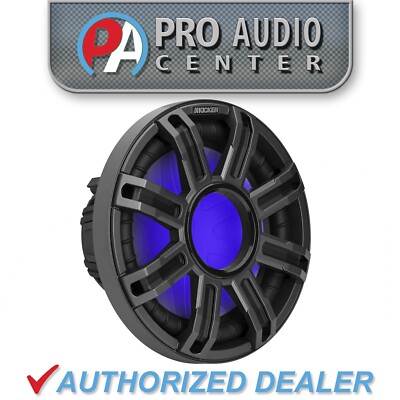 51MWF124 KICKER Premium Marine 12'' Free-Air Subwoofer Sub 450W RMS 4 Ohm SVC