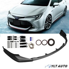 Trd Style Front Bumper Lip Spoiler Splitter Fit 2019-21 Toyota Corolla Hatchback