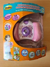 WinFun Digital-Kinder-Kamera mit 180°-Schwenk-Objektiv und 7 Spielen