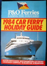 P & O Ferries -- 1984 Brochure