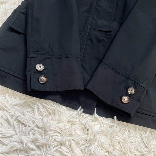Loro Piana Nylon Deerskin Jacket Coat Black Size 44 Made in ITALY - Picture 4 of 10