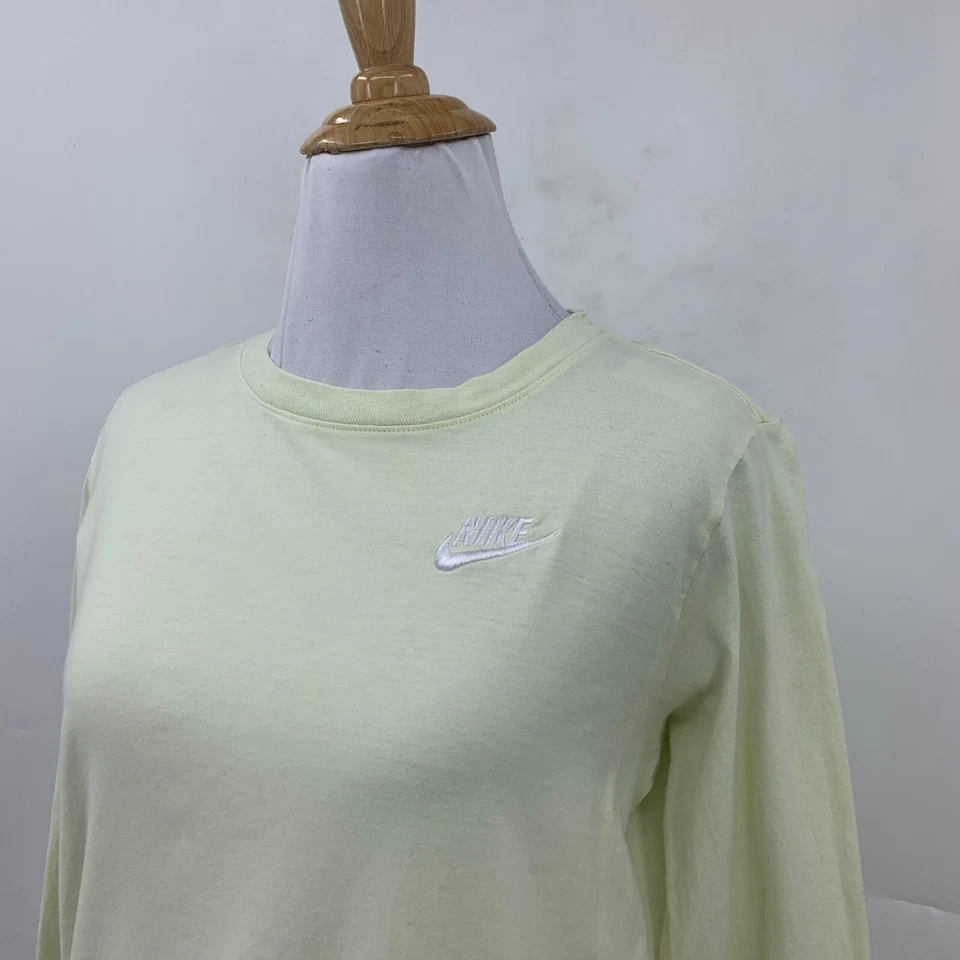 The Nike Tee Shirt Girls Youth L Large Celery Green Long Sleeve Athletic Shirt - Image 3 of 4