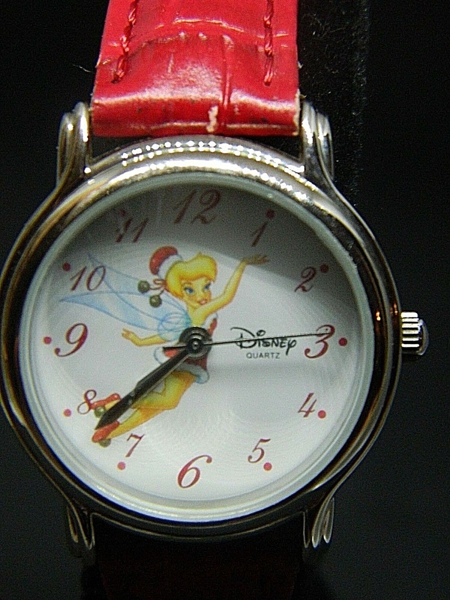 Tinker bell Disney watch Disney Tinkerbell watch with leather band Japan movement  main image 4