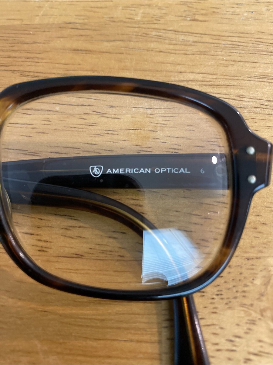 American Optical 6 AO Vintage Retro Tart Style Tortoise American Optical 6 AO Vintage Retro Tart Style Tortoise