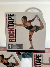 RockTape Sensitive Skin Black Tape Roll Kinesiology Sports Recovery 2" x 105’