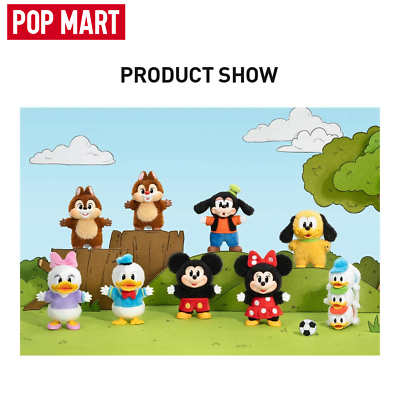 USA*AUTHENTIC POP MART Disney Mickey Family Cute Together Keychain