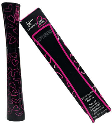 It Cosmetics Superhero Elastic Stretch Mascara Super Black .30oz Special Edition