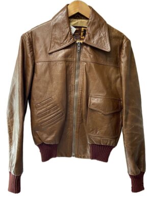 Golden Bear Vintage/70S 80S/Type A-2/Leather Jacket/Size Golden Bear Vintage/70S 80S/Type A-2/Leather Jacket/Size
