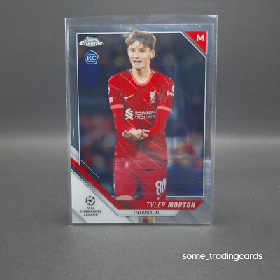 Topps Chrome UCL 2021/22 87 Tyler Morton RC Liverpool FC