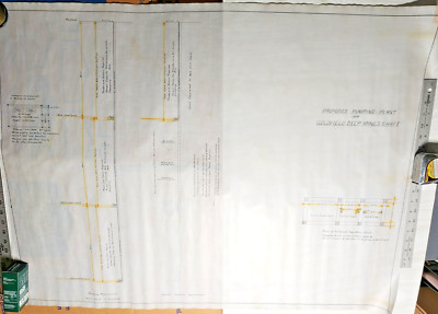 Pumping Plant Design Goldfield Deep Mines Shaft Map Nevada Gold Mining