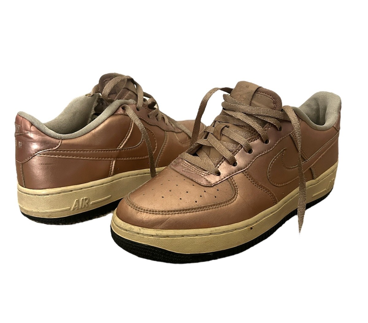 nike air force one metallic bronze