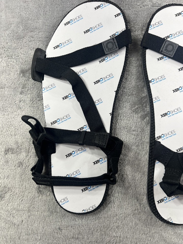 Xero Shoes Naboso Trail Men’s Sandals Size 14 Black Barefoot Hiking eBay