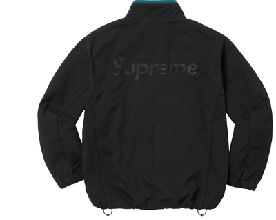 Supreme x Umbro Cotton Ripstop Track Jacket Black Size Medium 