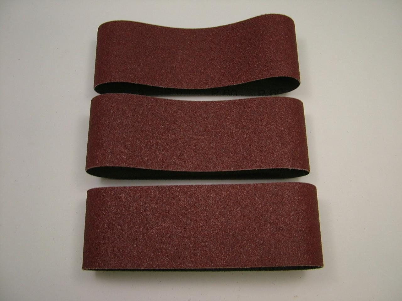 Sanding belts 60x400mm med.coarse 60 grit,pack x6 belts,premium quality European