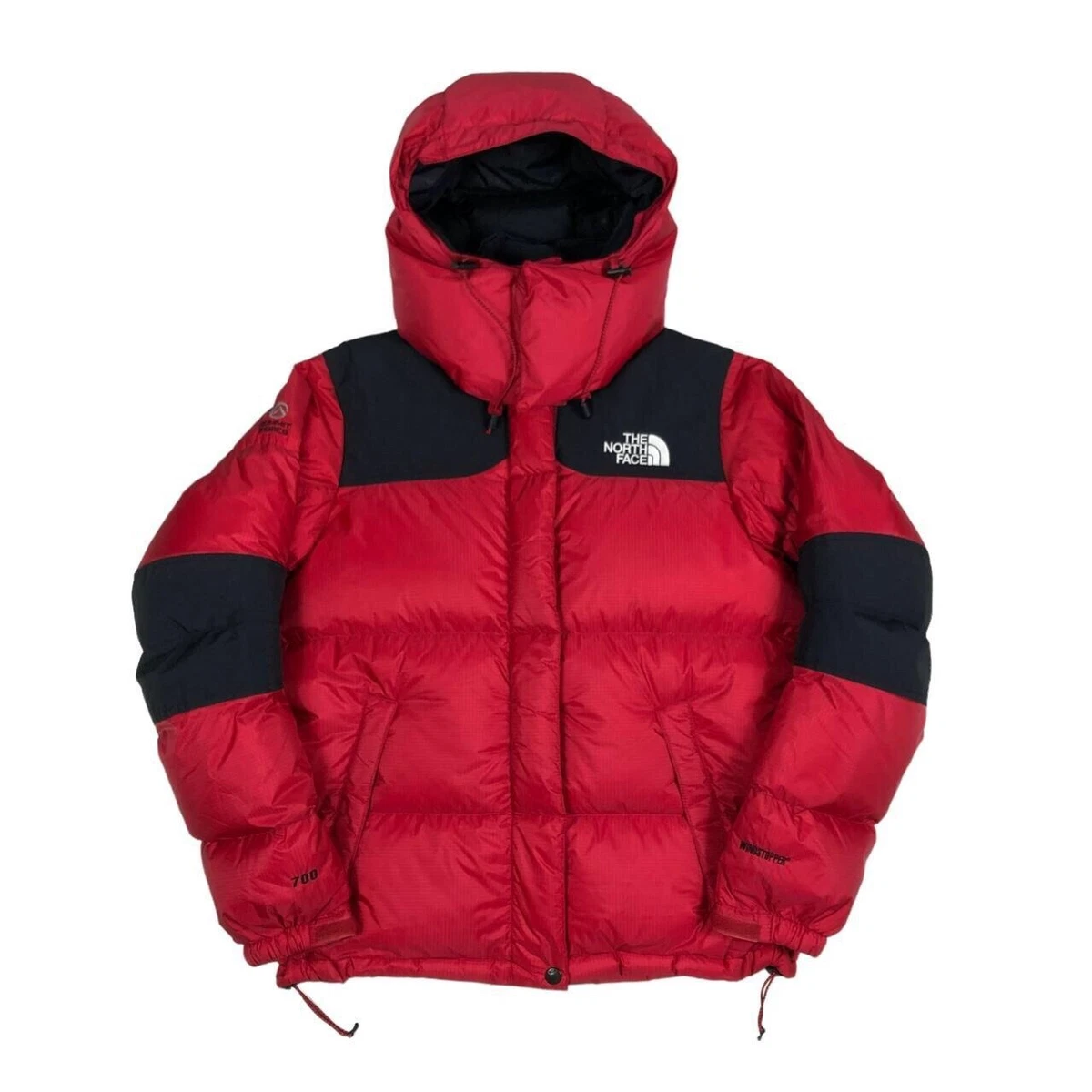 Ladies Red North Face Puffer jacket Baltoro Summit Series 700 Medium